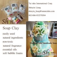 Sell natural and aromatic soap-clay (easy to make roses, wedding cake)