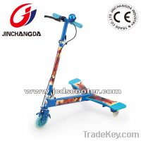 3 wheel children swing scooter