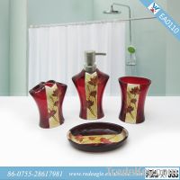 Sell EA0110 Bathroom Accessories Set Red