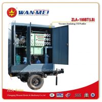 Wanmei Brand ZLA-100BT Double Stage Transformer Oil Purifier