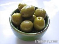 Whole Green Olives in bulk packaging
