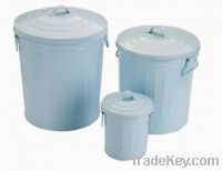 Sell 2013 Hot Set of 3 Metal Garbage Can with Lid