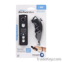 Sell Mini wireless bluetooth game controller 2-in-1 remote control+nunchuck
