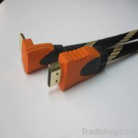hdmi cable 3d, 90 degree cable connector