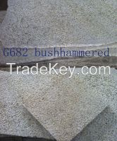 Sell bush-hammered tile yellow rusty