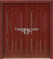 aggandizement double swing wooden door made in China