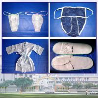 Sell Disposable Non Woven Briefs/Pants,Sauna Gown,Slipper