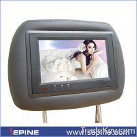 Sell 3g taxi headrest advertising player 7'' for taxi/car