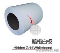 whiteboard surface with grid line for writing board