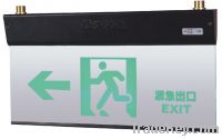 LED exit sign plate