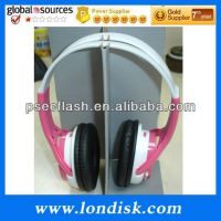 Micro sd card bluetooth wireless handsfree headset built in battery