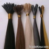 Sell 100% remy Indian hair pre-bonded hair extension