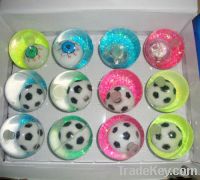Sell bouncing ball with football LED inside