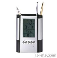 Sell LCD module calendar pen container electronic calendar with temper