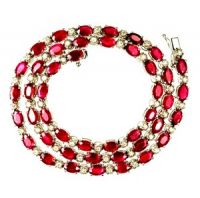 Sell  24.58 Cts. Ruby Necklace