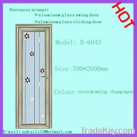 Sell Modern House Doors Interior mdf Door Aluminum Frame