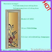 Double/Single Tempered Glass Doors with Aluminum Frame