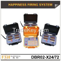 72 cues fireworks firing system, rechargeable pyrotechnic fire system