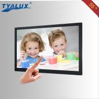 55 inch teaching HD touchscreen LCD monitor, wall mounted touchscreen monitor