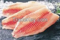 TILAPIA FILLETS, BNLS, NORMAL TRIM, IQF, CHEM FREE