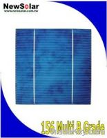 156 Multi 2BB A grade 17% solar cell