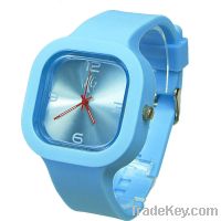 Sell Fashion Silicone Jelly Wristwatch