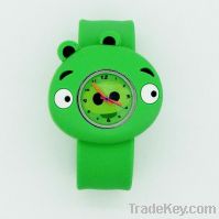 Sell Kids Cartoon Silicone Slap Watch