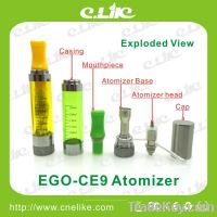 Sell Newest Electronic Cigarette Tank CE9 2.4ml Huge Vapor High Qualit