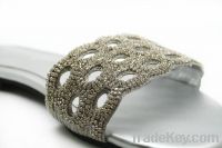 Sell Ladies footwear D11 Flat Diamante
