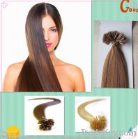 Wholesale price prebonded u tip non remy hair extension