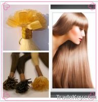 Sell flat tip non remy indian huaman hair