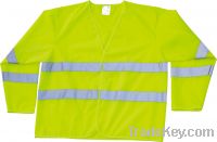 Sell High brightness class2 Safety vests with zipper CE EN471 ANSI Ref