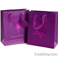 Sell Exquisite Purple Gift Paper Bag