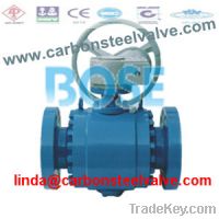 Sell A105 LF2 trunnion mounted flanged RF RTJ metal ball valve