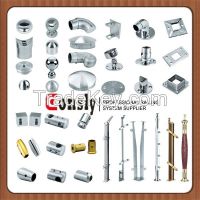 Stainless steel handrail accessories for Bridge, Deck, Porch and Stair Balustrades & Handrails parts