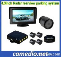 4.3inch Radar rear view parking system