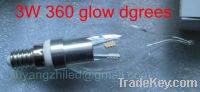 Sell LED Candle Bulb (360 glow degrees) 3W SMD Light Source