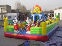 Inflatable amusement park