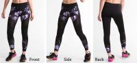 Sublimation print and mesh insert leggings design