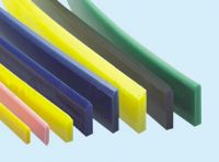 Screen printing squeegee rubber