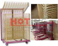 Screen printing drying racks