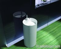 Sell Free Standing Solid Surface Acrylic Wash Basin PB2021