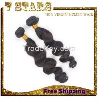 Golden Supplier Hair 5A 4pcs lot Brazilian Loose Wave Virgin Hair