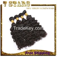 5A grade high quality original deep wave brazilian virgin hair weaving