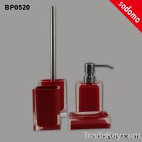 2013 Cheap red bathroom accessories