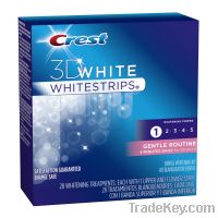 Sell for Crest 3d White Gentle Routine Teeth Whitening Strips 28 Count (Le