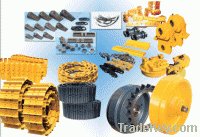 Sell construction machinery spare parts, excavator parts