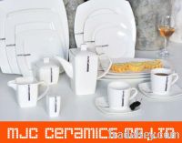 Sell Wholesale Eco Ware round Hotel Ceramic Dinnerware sets restaurant