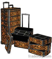 Sell 4 in 1 Leopard Rolling Makeup Case