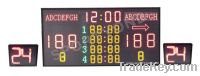 Sell sports basketball scoreboad with shot clock